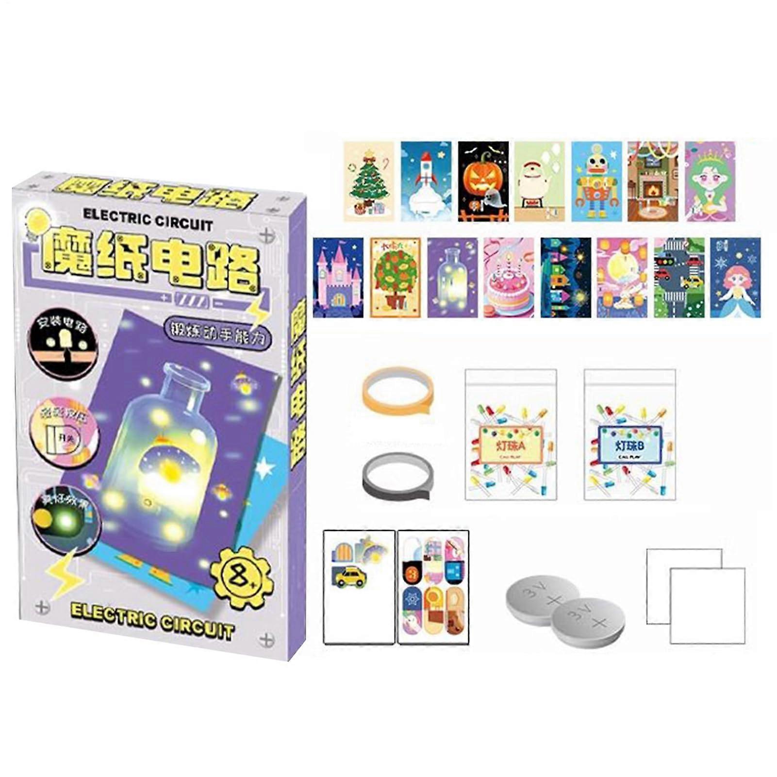 Kids Science Kits  ABS Electric Circuits for Children, Educational Experiments