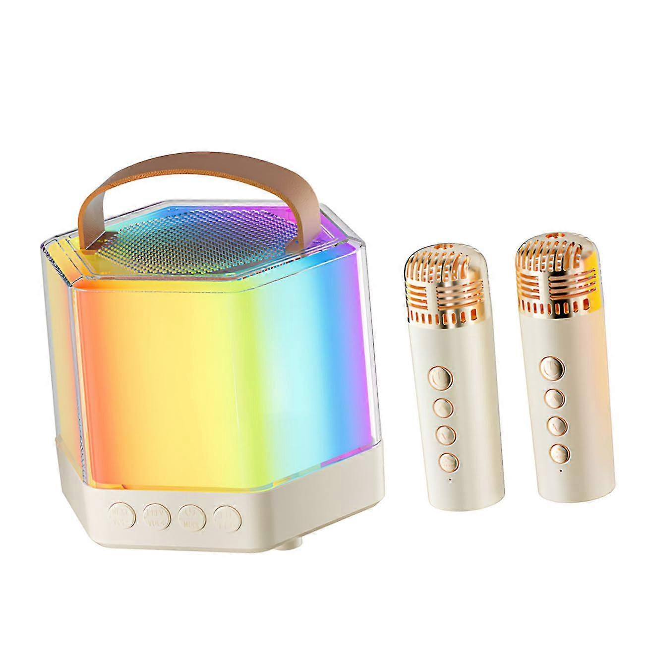 Portable Karaoke Machine, Mini Karaoke Machine, Microphone and Speaker Set, Portable Karaoke Systems with Microphone for Girls and Boys