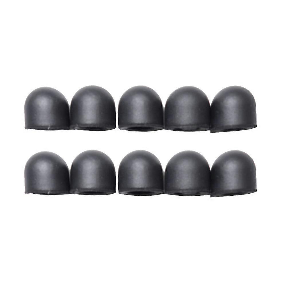 20pcs Silicone Touch Pen Nib Covers Replacement Tips for Capacitive Stylus Pens Soft Protective Case for Touchscreen Device Pencil Tips Black