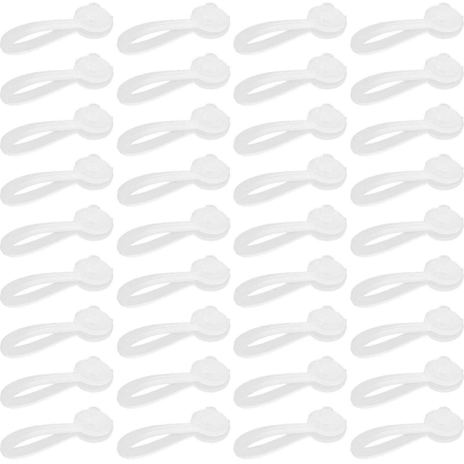 Rivet Name Tag Fasteners Tag Hanging Fasteners Supermarket Use PVC Material Rectangular Shape 2000Pcs