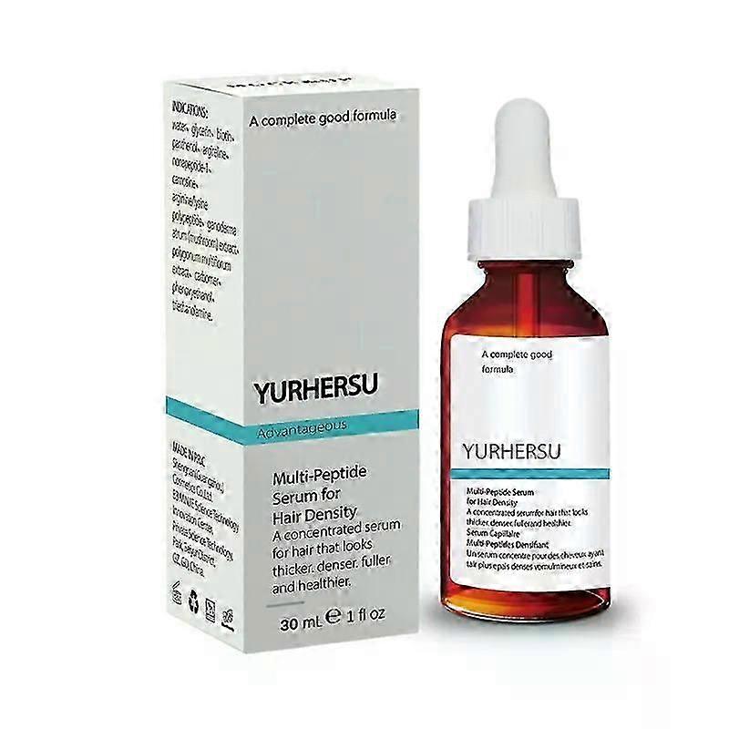 髪の密度のためのマルチペプチド美容液髪の成長エッセンシャルオイル 髪のボリュームのためのマルチペプチド美容液は、それをより厚く、より密度が高く、より豊かに見せ、癒します
