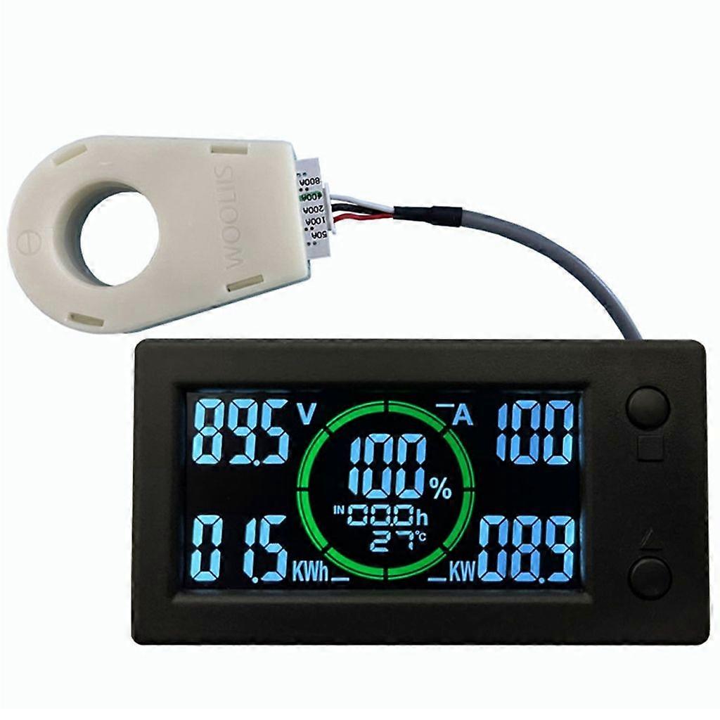 50A 100A 200A 400A Battery Tester Coulomb Counter Battery Capacity Indicator