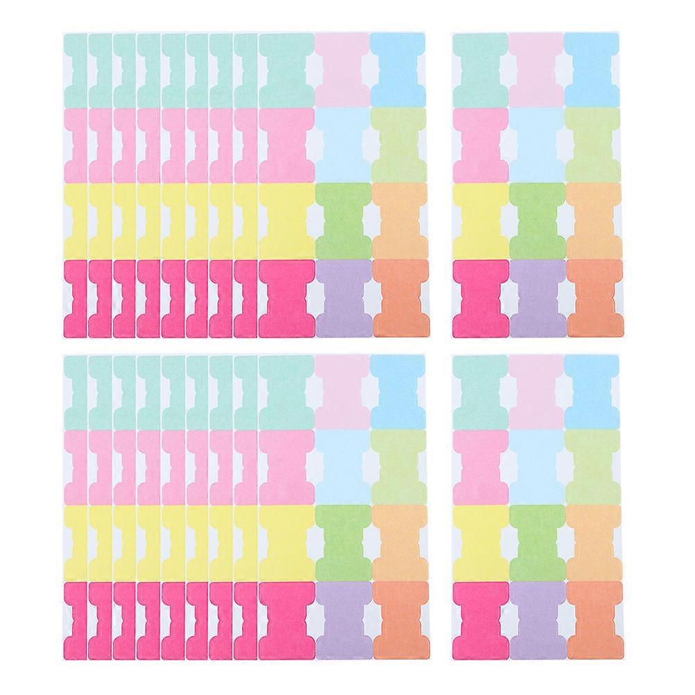 School Supplies Index Bookmark Page Marking Organizing Rectangular Assorted Color 24Pack