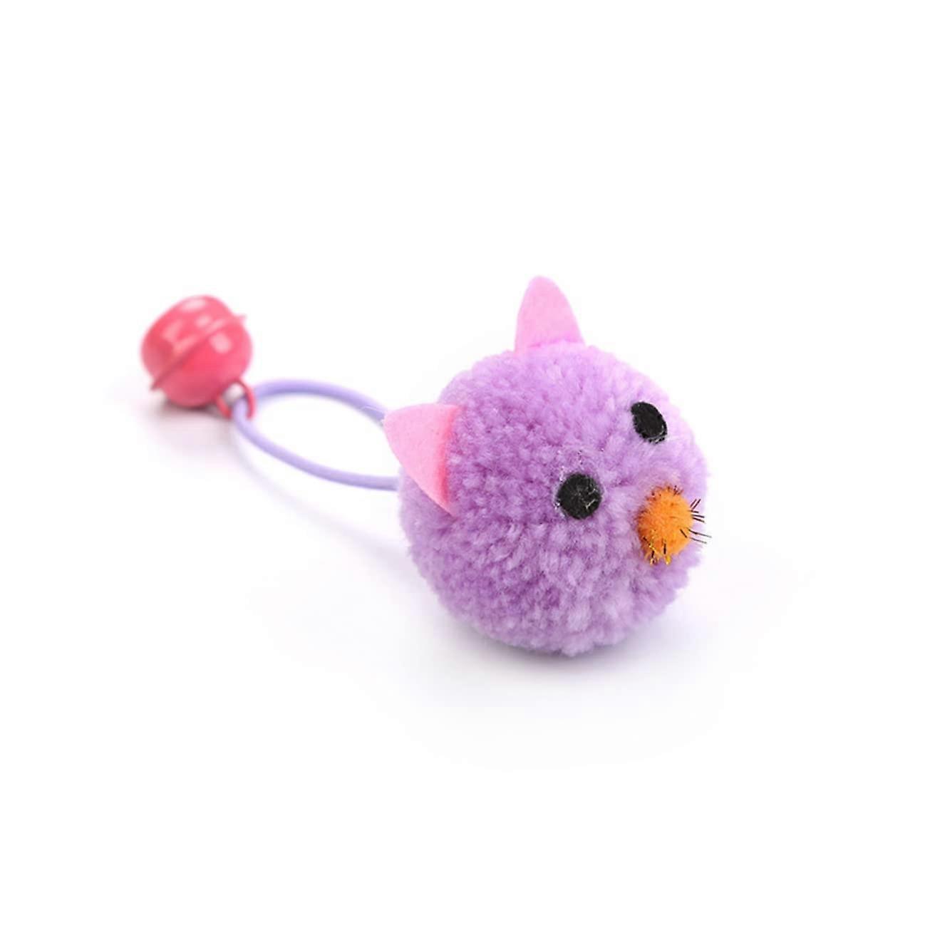 5 pieces cat bell toys, cat balls, cat plush toys, cat chew toys, cat molar toys, cat sound toys
