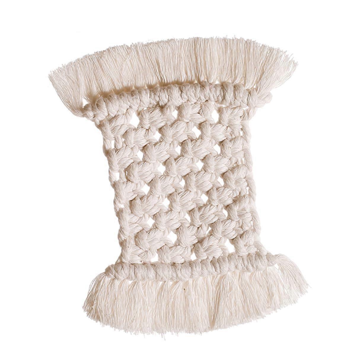 Nordic placemats made of cotton rope, handwoven insulating table mats for restaurants and table decorations for special occasions.