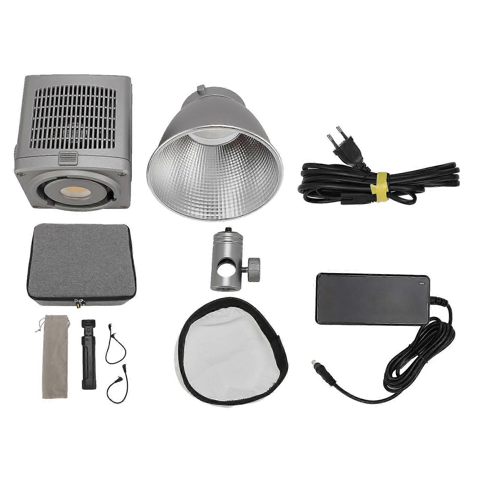 Portable COB LED Video Light 55W 6200lx 6500K with App Control and Dual Color Lighting