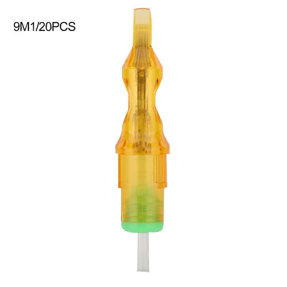 20Pcs / Set M1 Series Jetable Sourcil Tatouage Cartouche Aiguilles Microblading Aiguille (9M1)