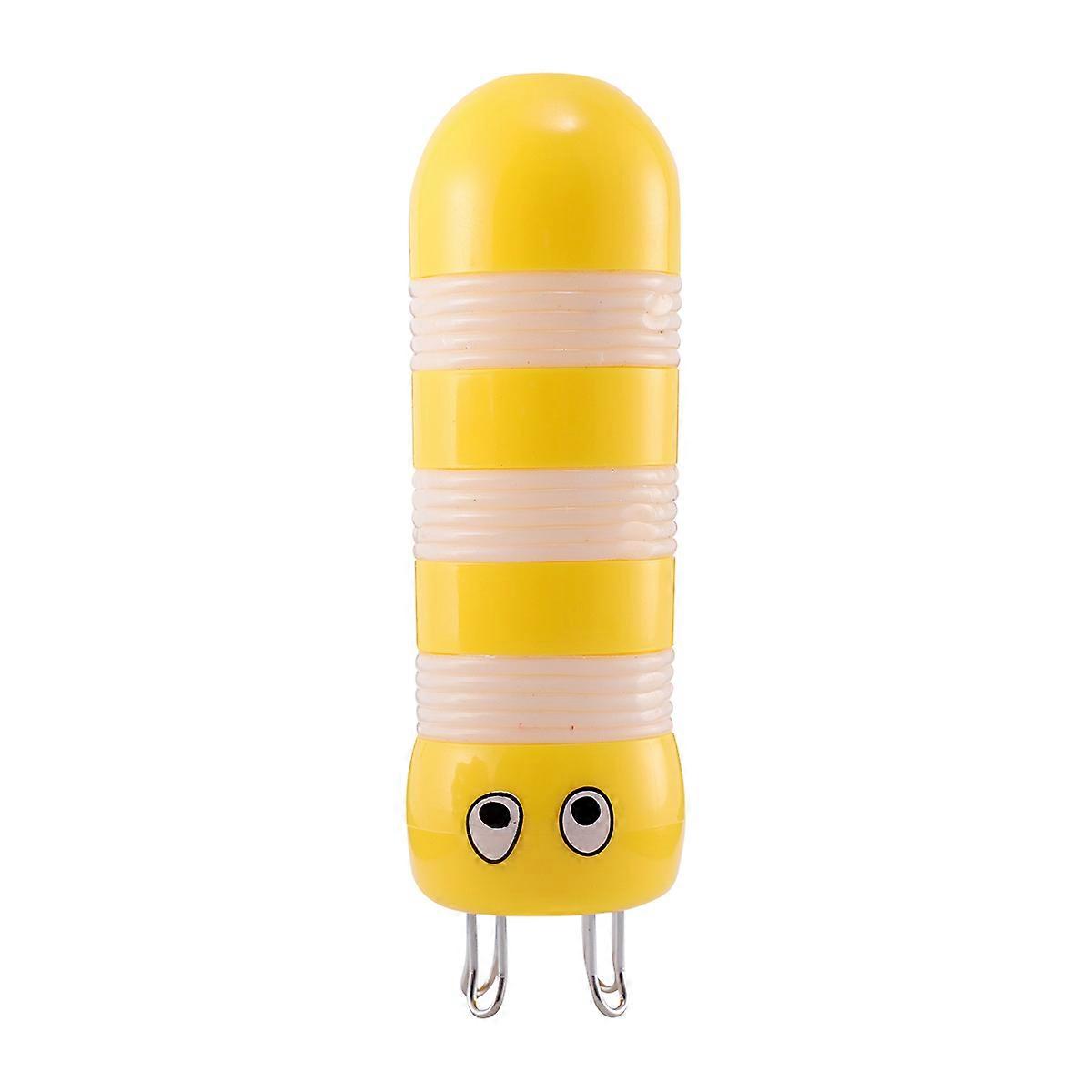 Craft Rope Braiding Machine Winding Device Knitter Home Use 10X3CM Yellow Plastic DIY Design 1Set