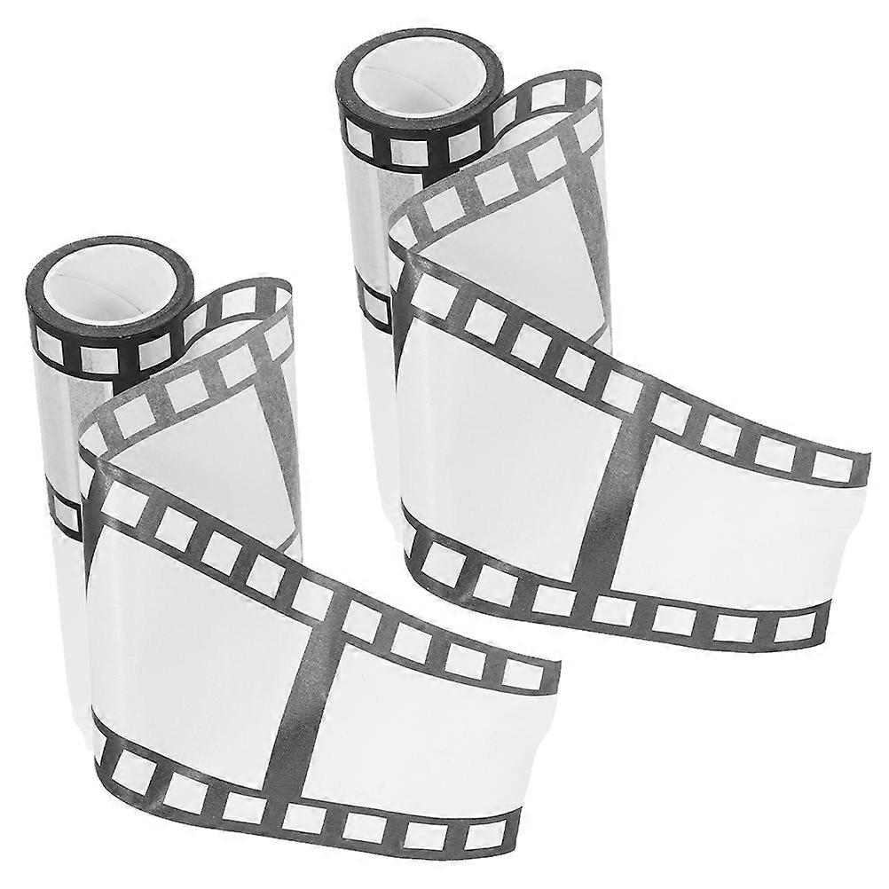 It looks like you're referring to a product description for **"2rolls Filmstrip DIY Decorative Tape"** – a crafting and journaling supply. Here's a