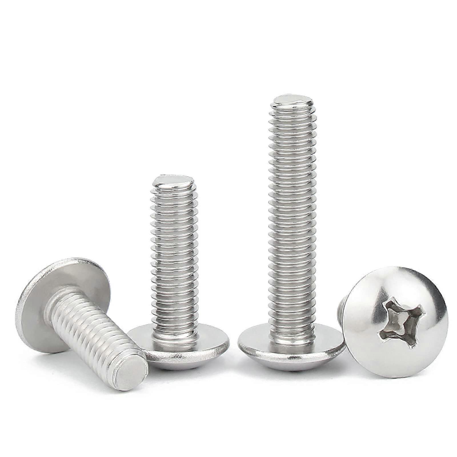 304 stainless steel flat head screws, M3*4 (100pcs)