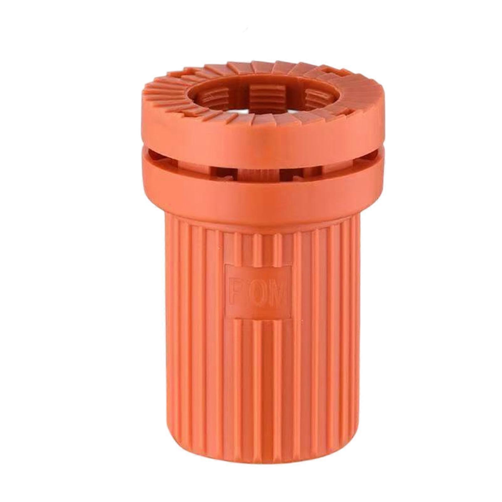 Faucet Fixing Nut, Tap Basin Lock Coupling Fastener, AntiLoose Secure Nut for Faucet Stability, Orange