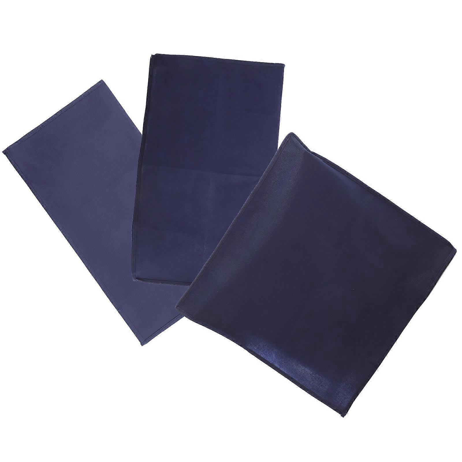 Dustproof Computer Cover Set For Home Use Blue Cloth Easy Installation 1Set