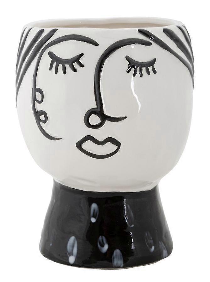 VASE TOPF FACE CM Ø 14X18,2 