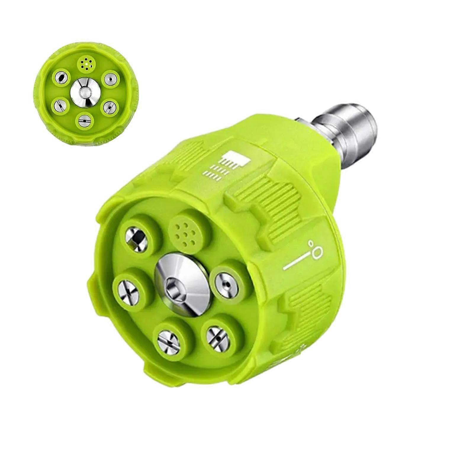 Pressure Washer Nozzle, 1/4 Inch Push In Tips, 6 in 1 Multifunctional for Max 3500 Psi