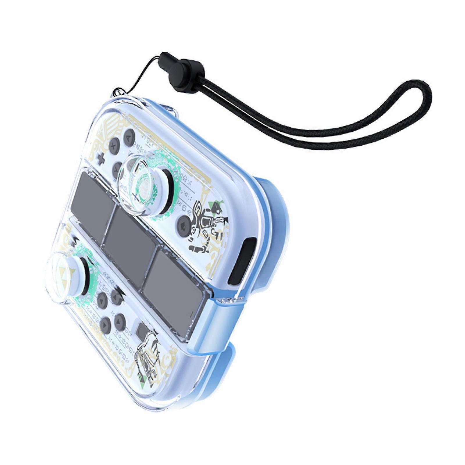 Small Travel Friendly Storage Case Clear PC Shell with Precise Water Resistant Console Storage Box for Console Game Multicolor