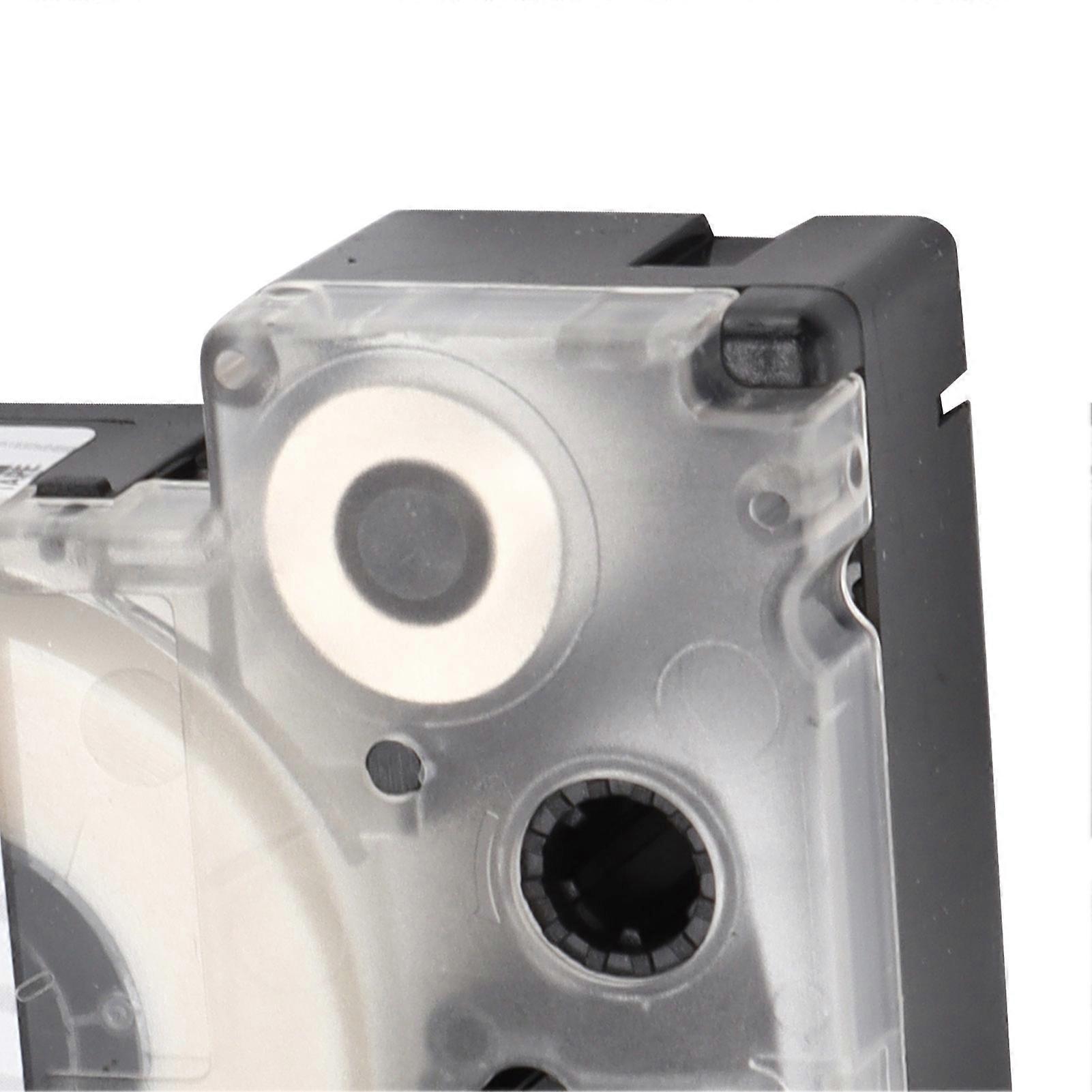 Label Tape PET Replacement Memo Paper for Epson Label Printer for KINGJIM Label MachineTransparent On White