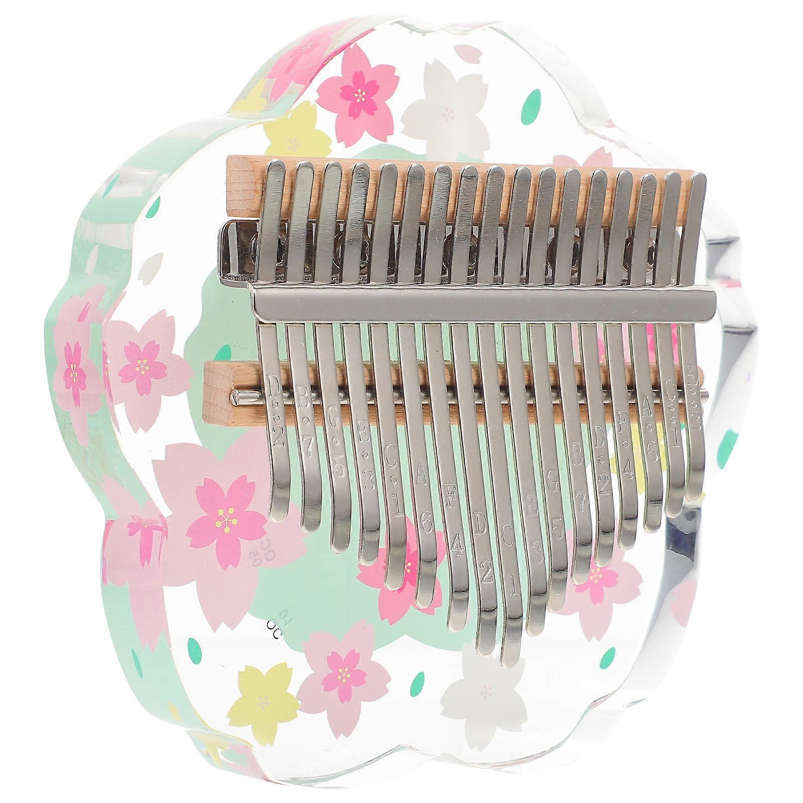 Small Kalimba Miniature Thumb Piano Musical Instrument Home Practice Travel Performance Compact Ergonomic Design 1Set