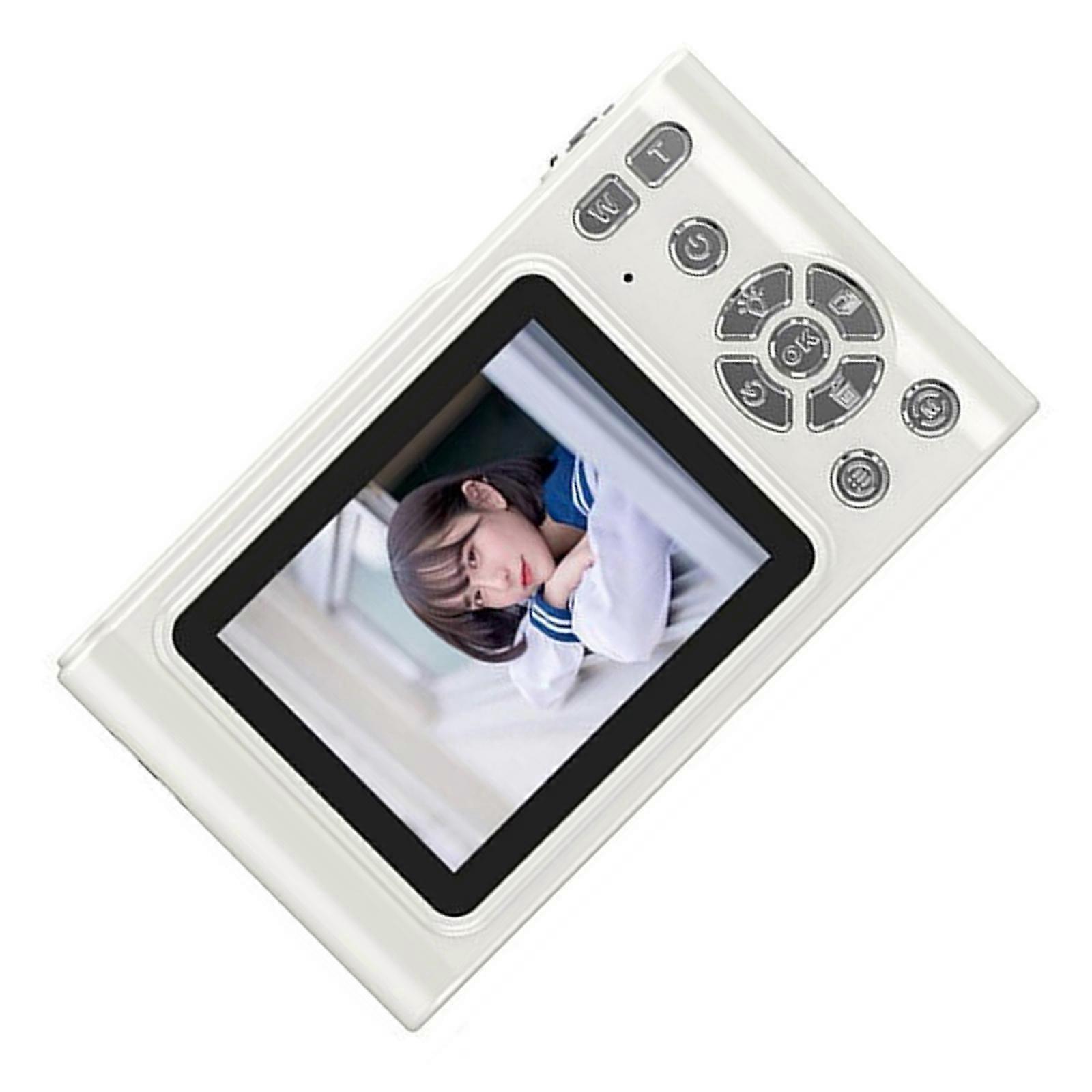 Portable H15 2.4inch Digital Camera with Advanced CCDs Capture Memories in Detail White