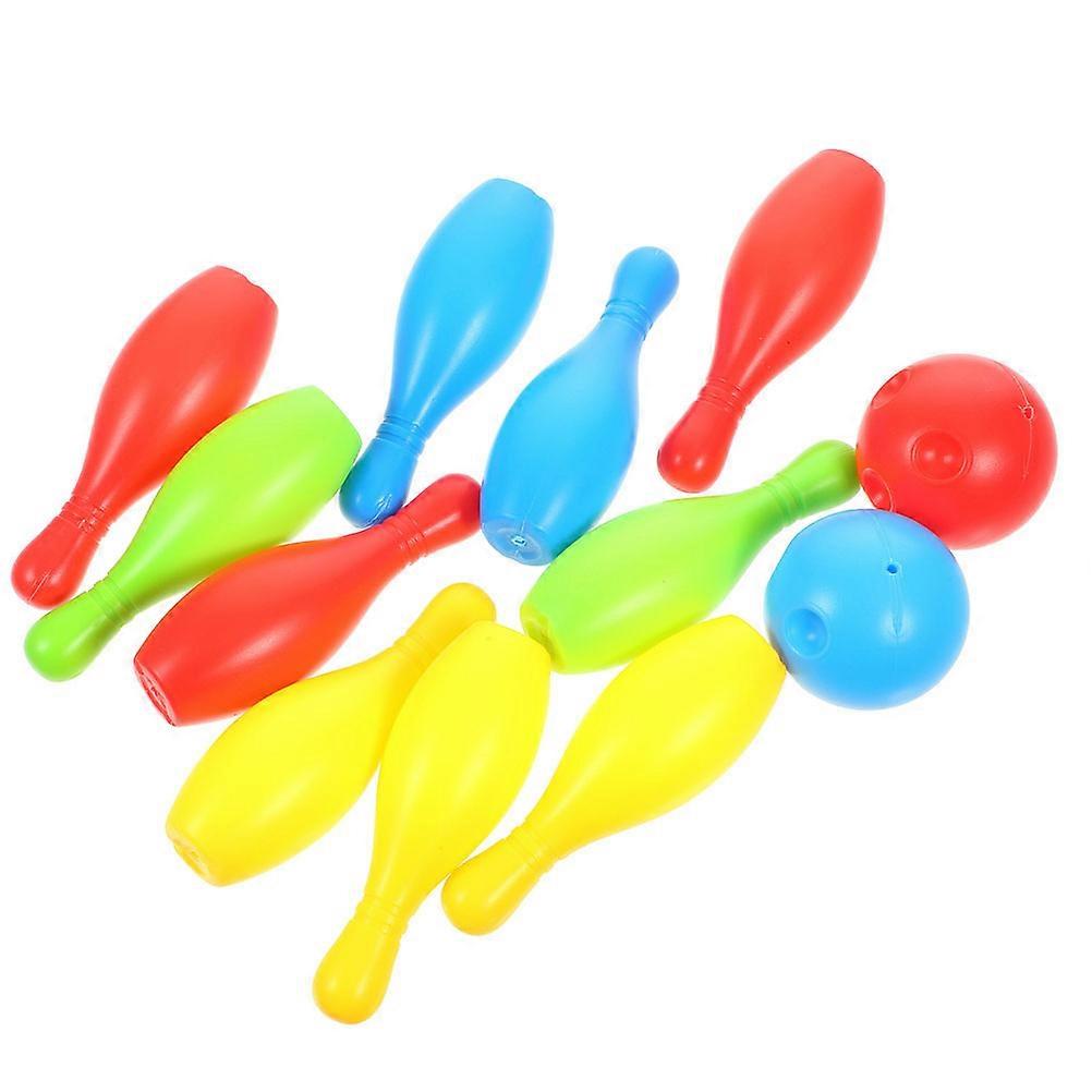 Plastic Bowling Game Kids Toy Bowling Set Encourages Family Interaction 1Set