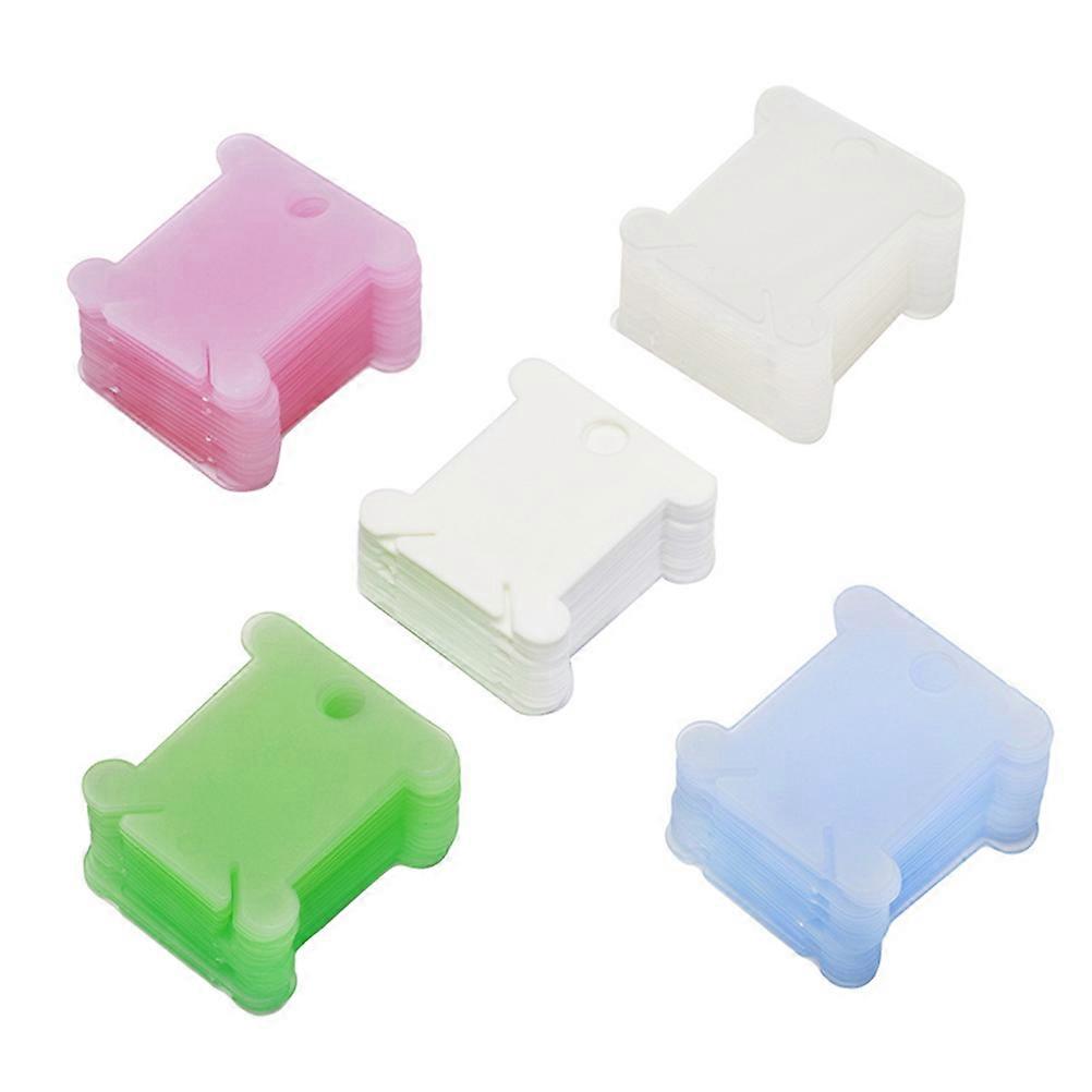 Embroidery Thread Winder Large Capacity Yarn Winding Tool For Woolen Yarn Crafts 9 5x3x1cm 120 Colorful Winding Plates 1Pc
