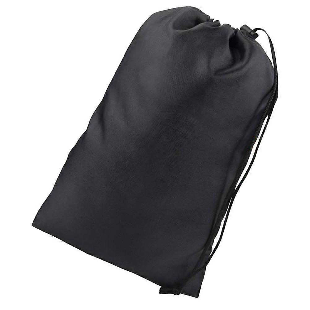 Durable Oxford Cloth Leaf Storage Bag for Garden Use with Drawstring Adjustable Size Black