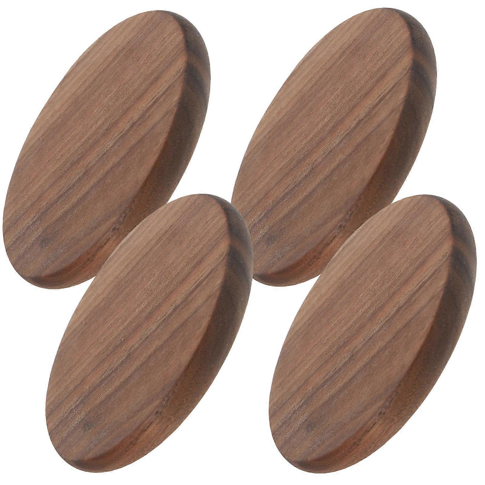 Protect Furniture Wood Coasters Hotel Table Rustic Design 4Pcs
