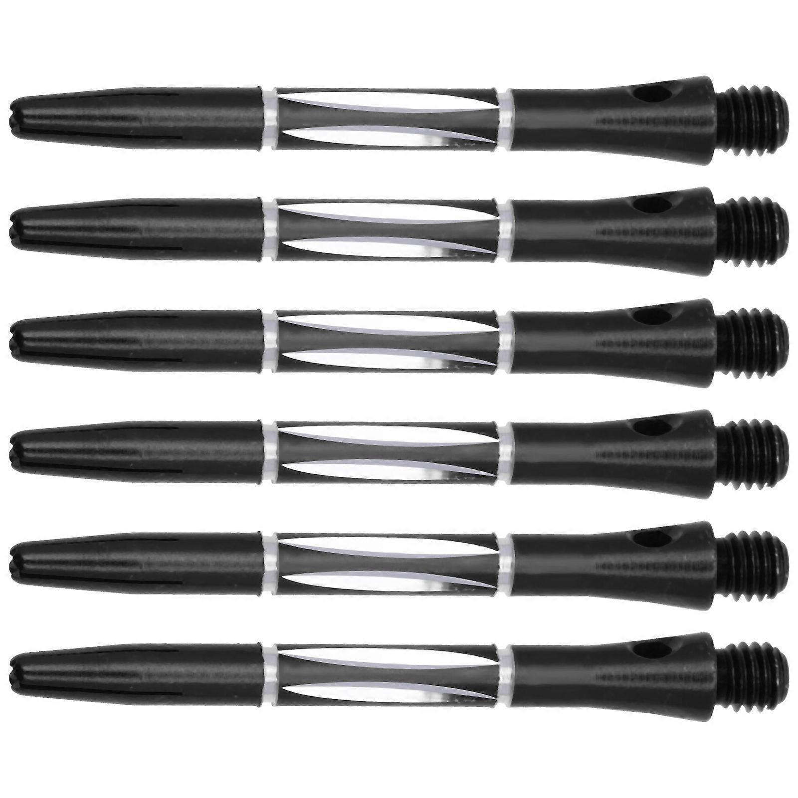 6pcs Lightweight Aluminum Alloy Threaded Shafts for Darts – Durable, Portable Outdoor and Indoor Game Accessories for Sharing with Friends