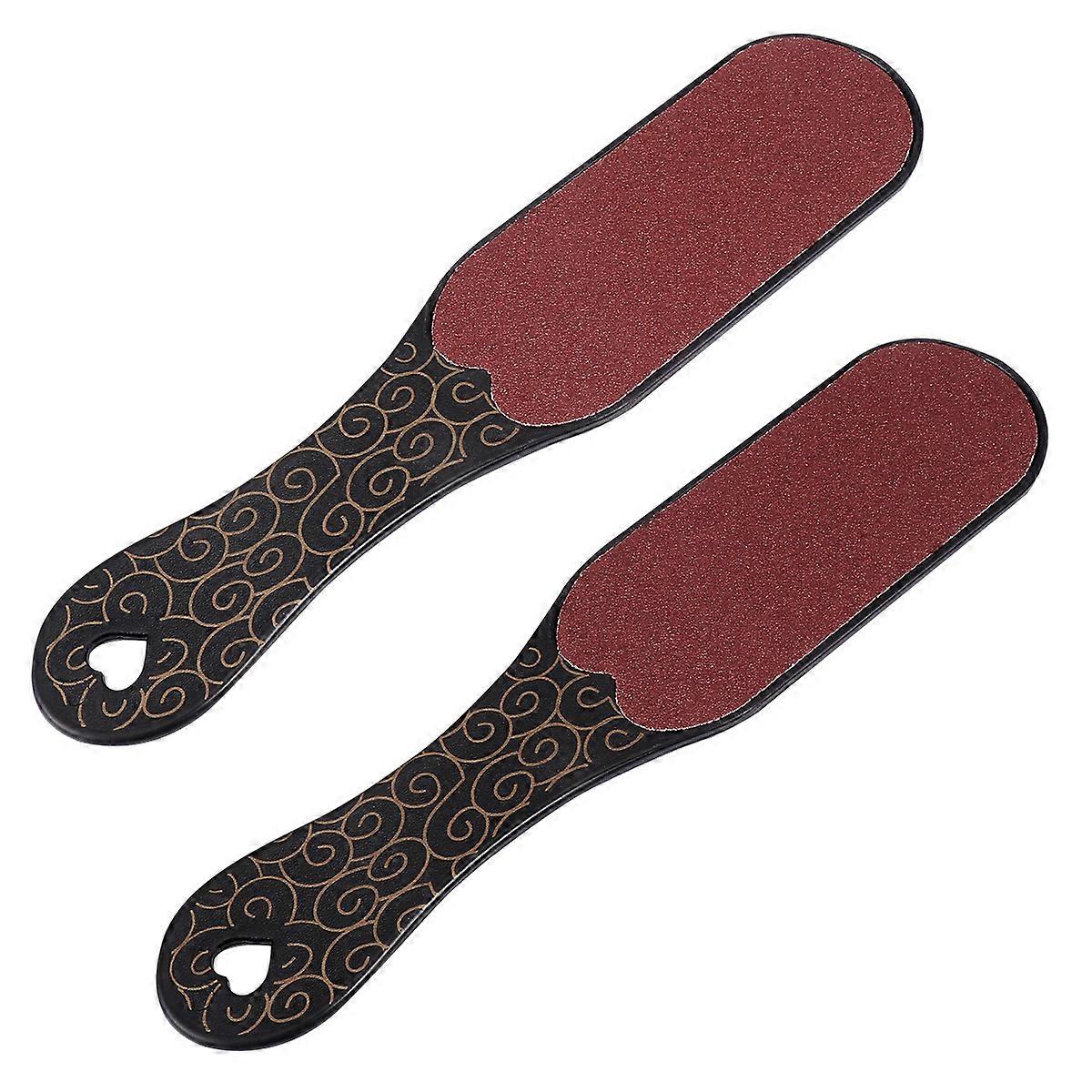 Foot Grinding Tool for Care Made of Durable Plastic Multi Comfortable Handle Home Salon Use 2pcs
