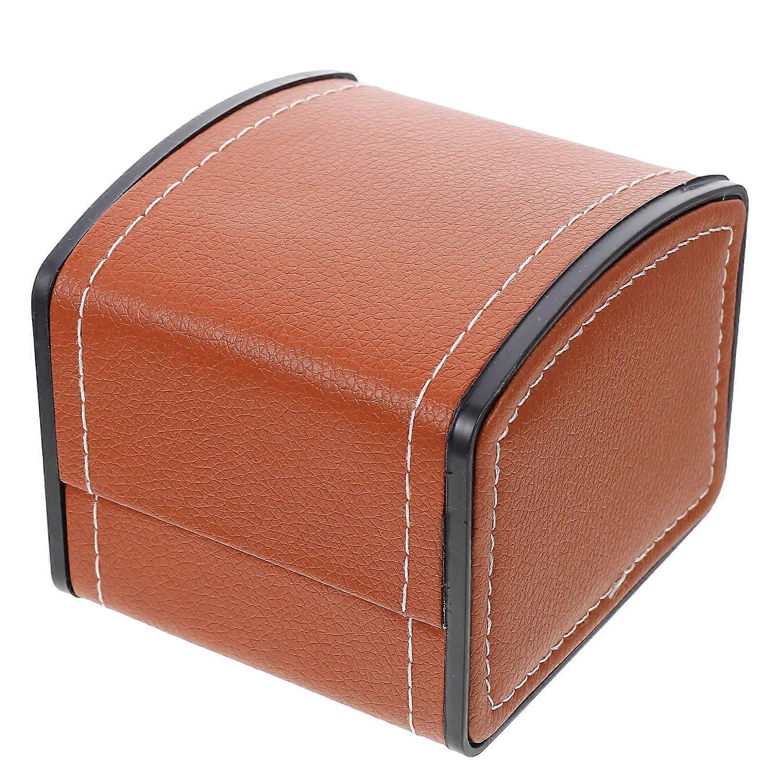 Handmade Watch Box Single with PU for Storage