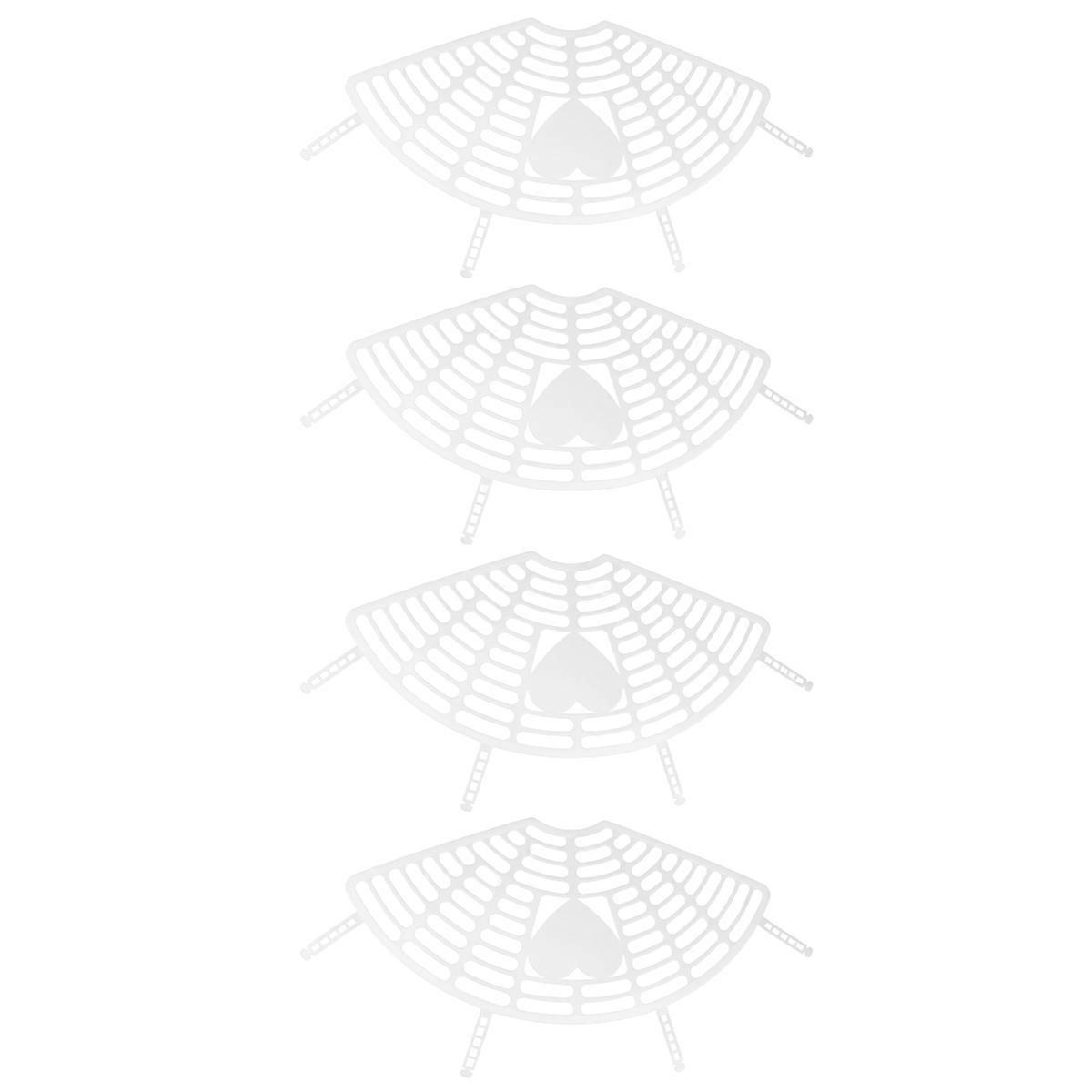 2 Sets Bike Protective Net for Cycling Accessories, Carrier Attachment for Bikes and Tricycles, White