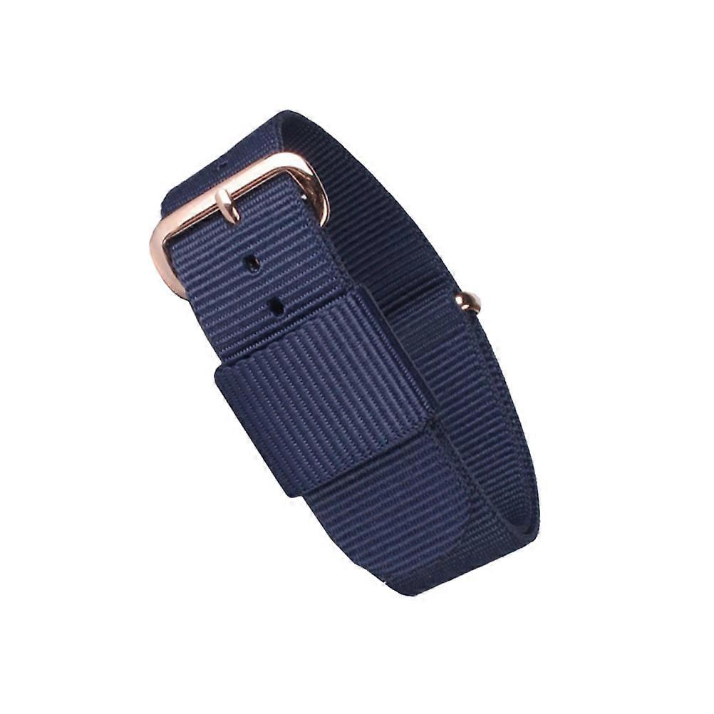 Watch Replacement Strap Blue Adjustable Fit Simple Watchband for Smartwatch Use