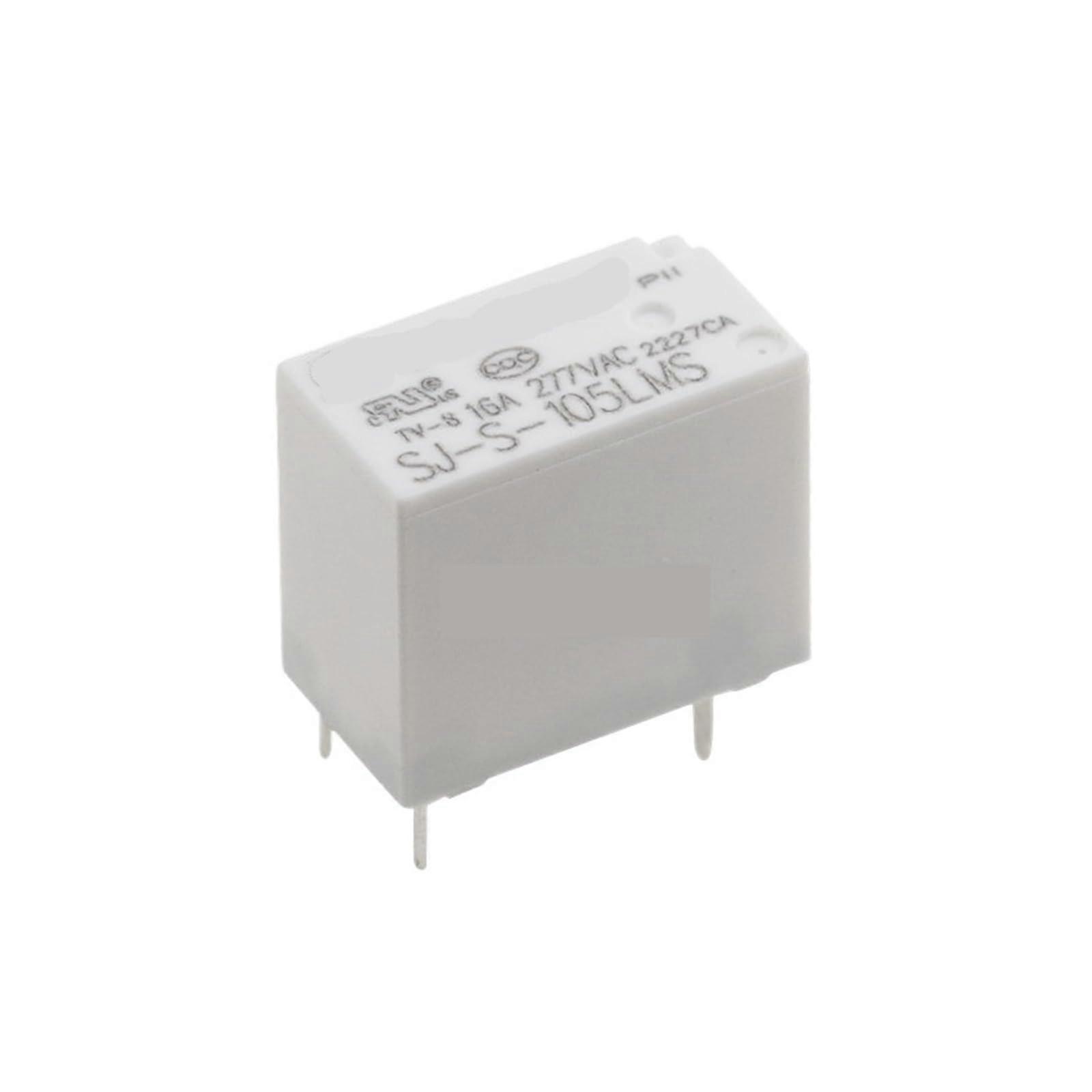 5Pcs Relay SRDS105D 112DM 124DM SJS105DMH SJS112DMH SJS124DMH DM LM LMS EMS 5A 10A 5V 12V 24V Power Relay HF32F(SJS105LMS)