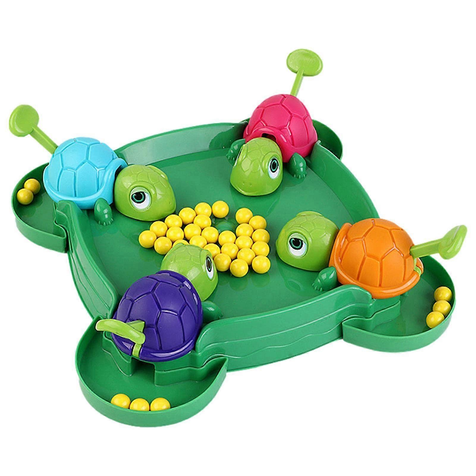 Hungry Turtle Game, Interactive Educational Toy for Parents and Children, Board Game 36 Peas