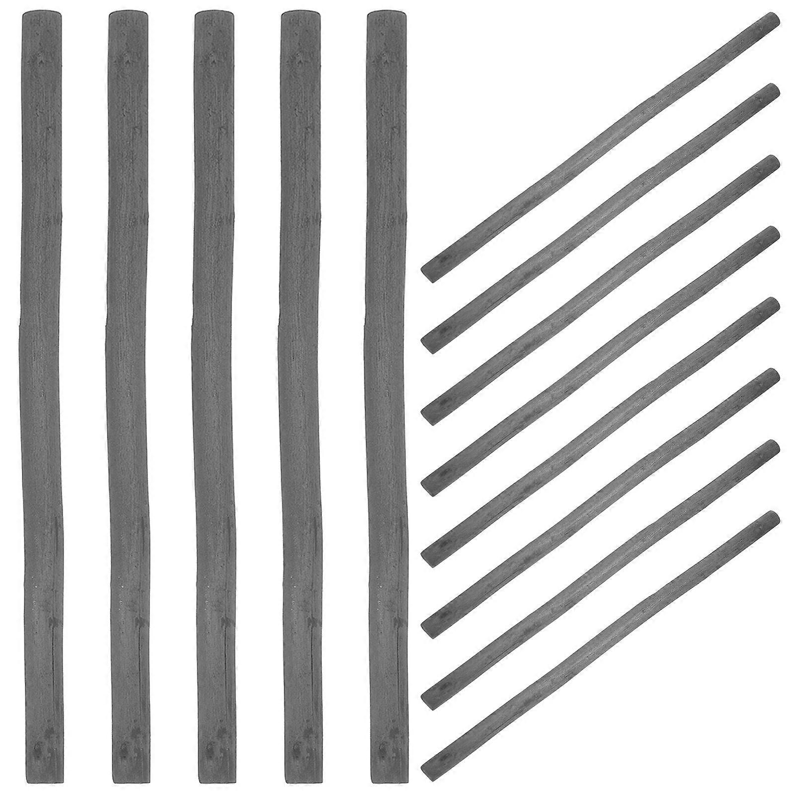 25pcs Willow Charcoal Sticks for Artists and Students Professional Black Sketching Drawing Supplies