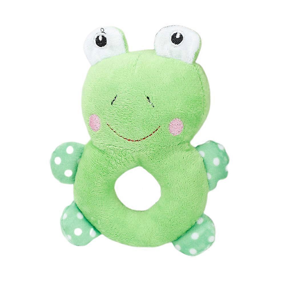 Adorable Squeaky Toys for Dog Playing Made of Plush Green Color 1 Piece