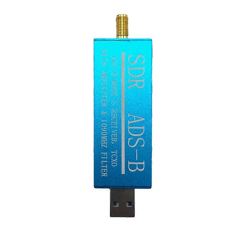 RTL2832U ADSB ModeS USB SDR TV Receiver with Builtin RF Amplifier, 1090MHz Bandpass Filter, Radio SDR Band TV Scanner Tuner, Easy to Use