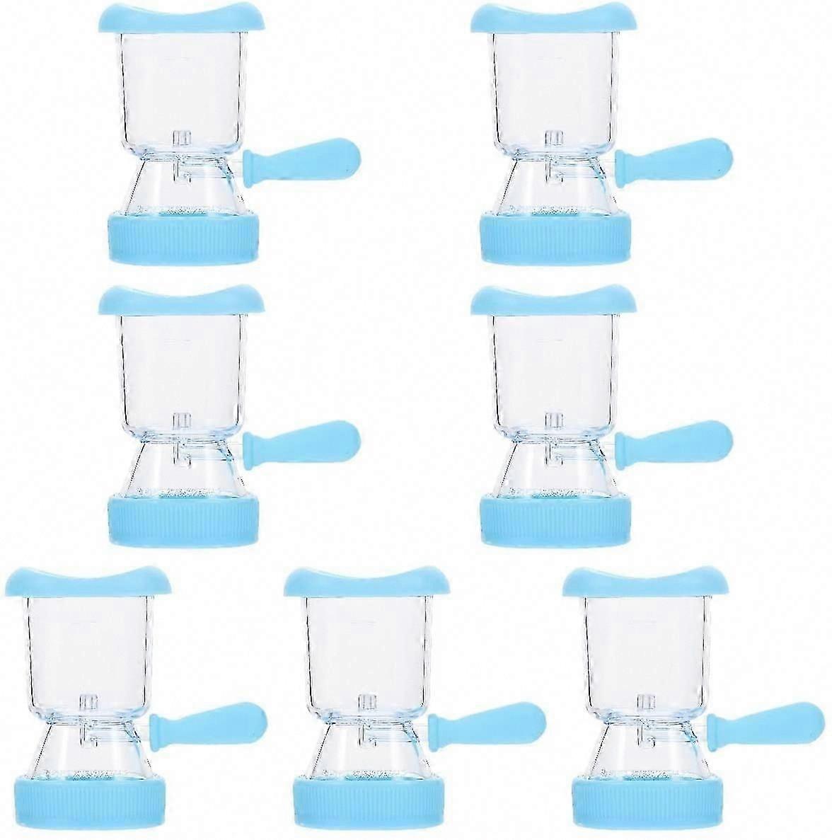 8pcs Silicone Eye Wash Cup Eye Bath Eye Flush Cleaning Cups with Storage Container for Refresh and Clean Tired Eyes