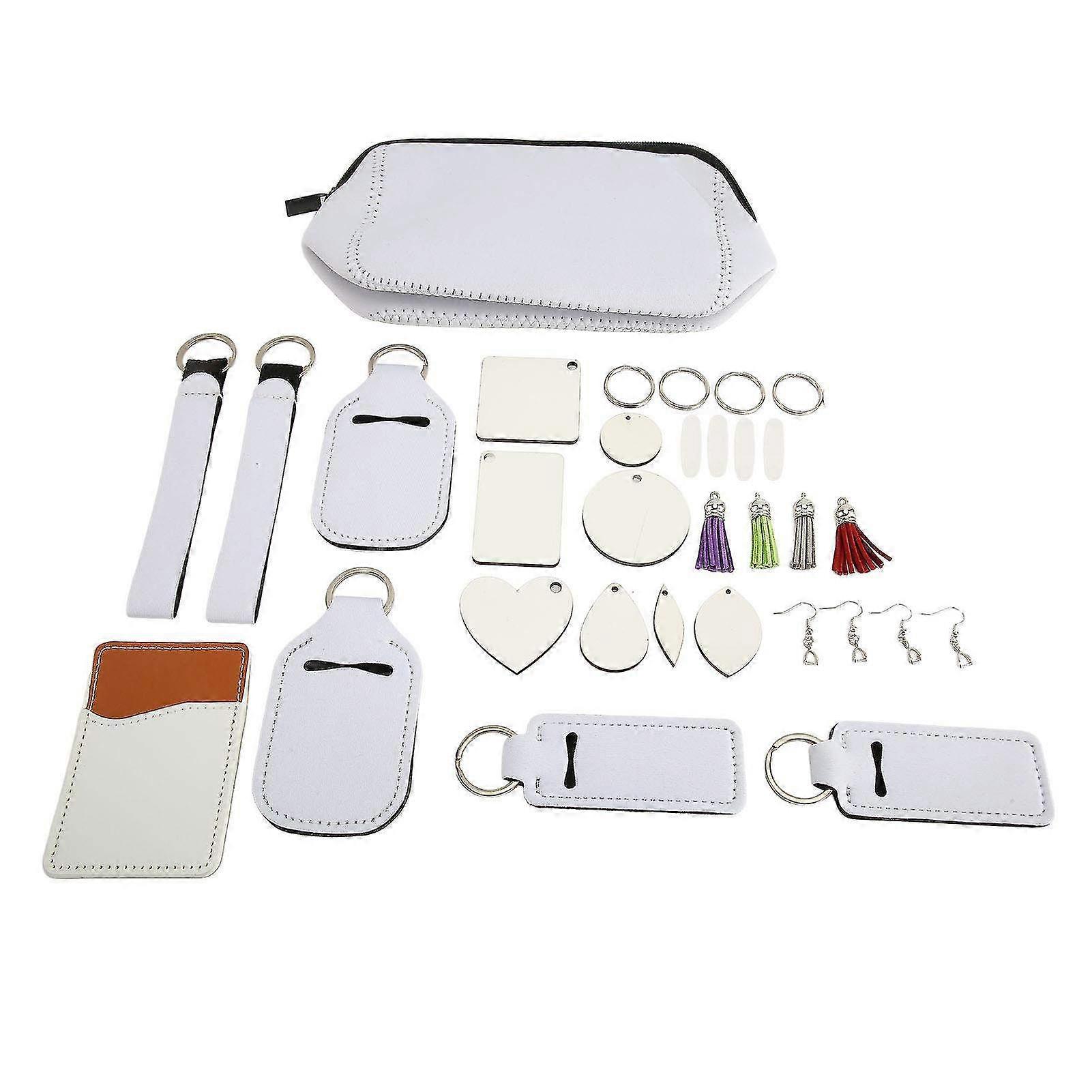 32 Pcs Double-Sided Sublimation Blanks for DIY Heat Transfer Crafts - Perfect for Customization & Creative Projects