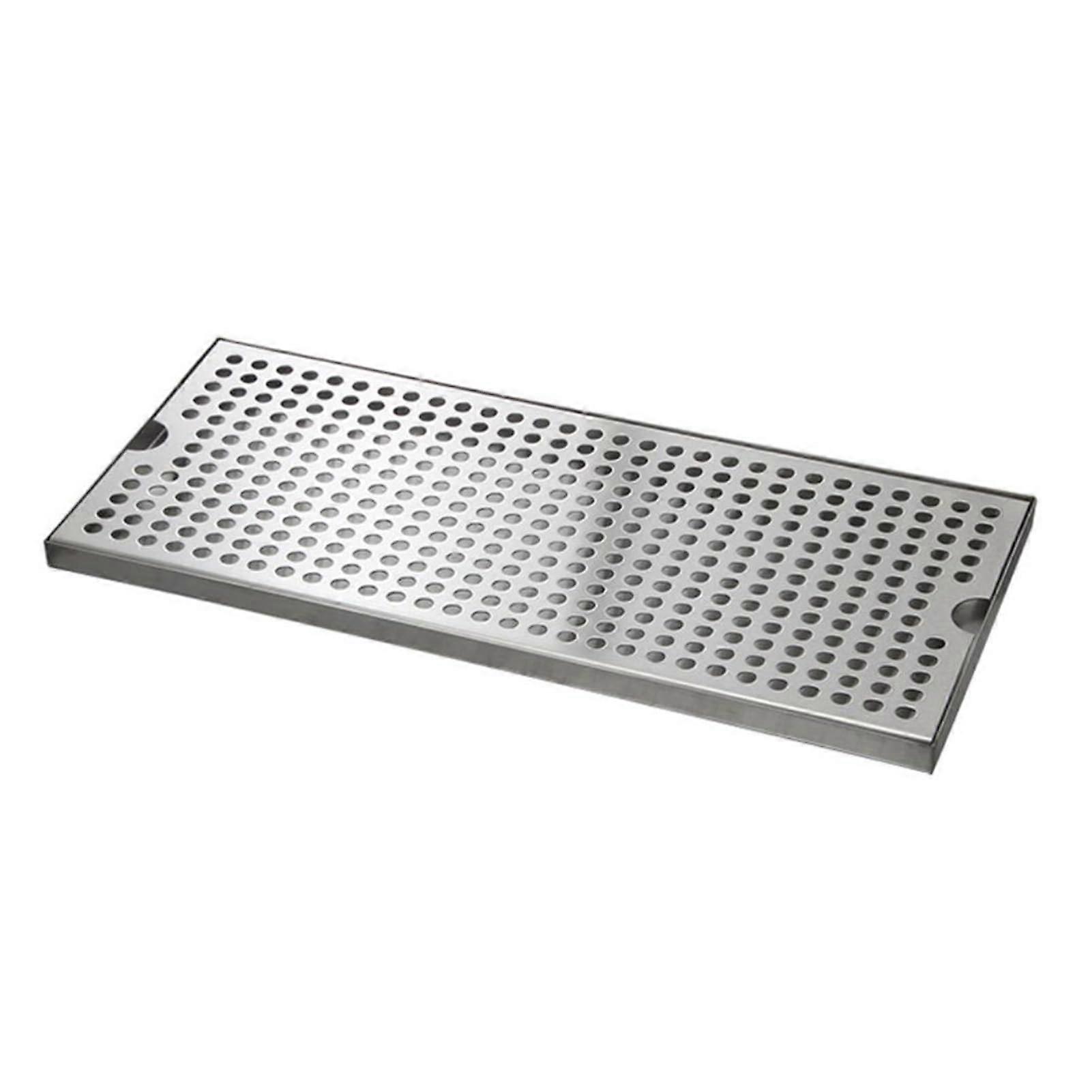 Stainless Steel Beer Drip Tray with Removable Crumb Tray for Home Bar and Mini Fridge No Drain Required Kk