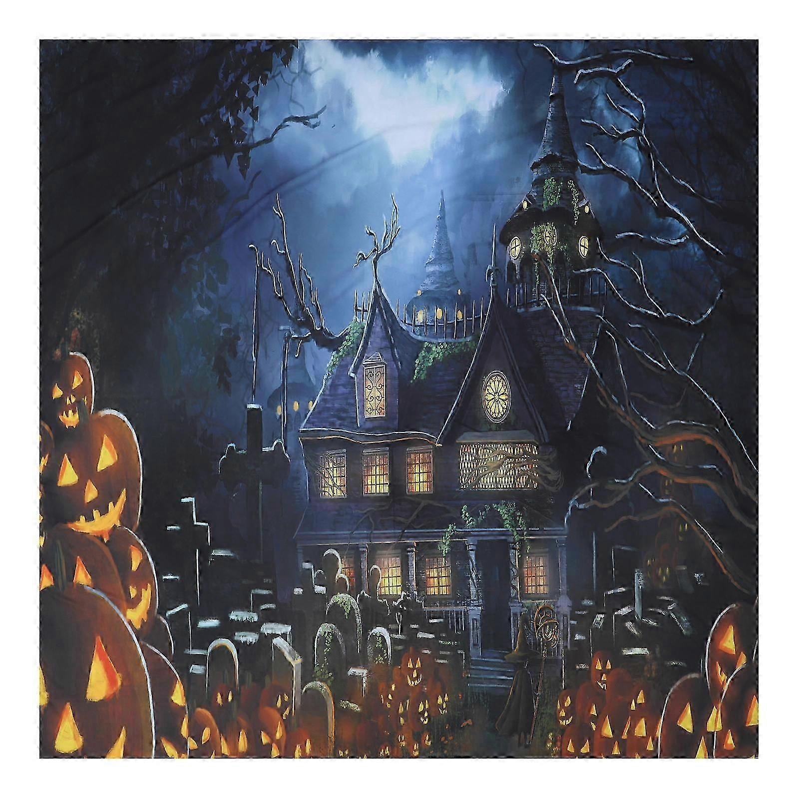 Fabric Background Cloth Photo Backdrop Professional Video Studio Use Polyester Rectangle Multi 150.00X140.00X0.10CM Halloween Theme 1Set