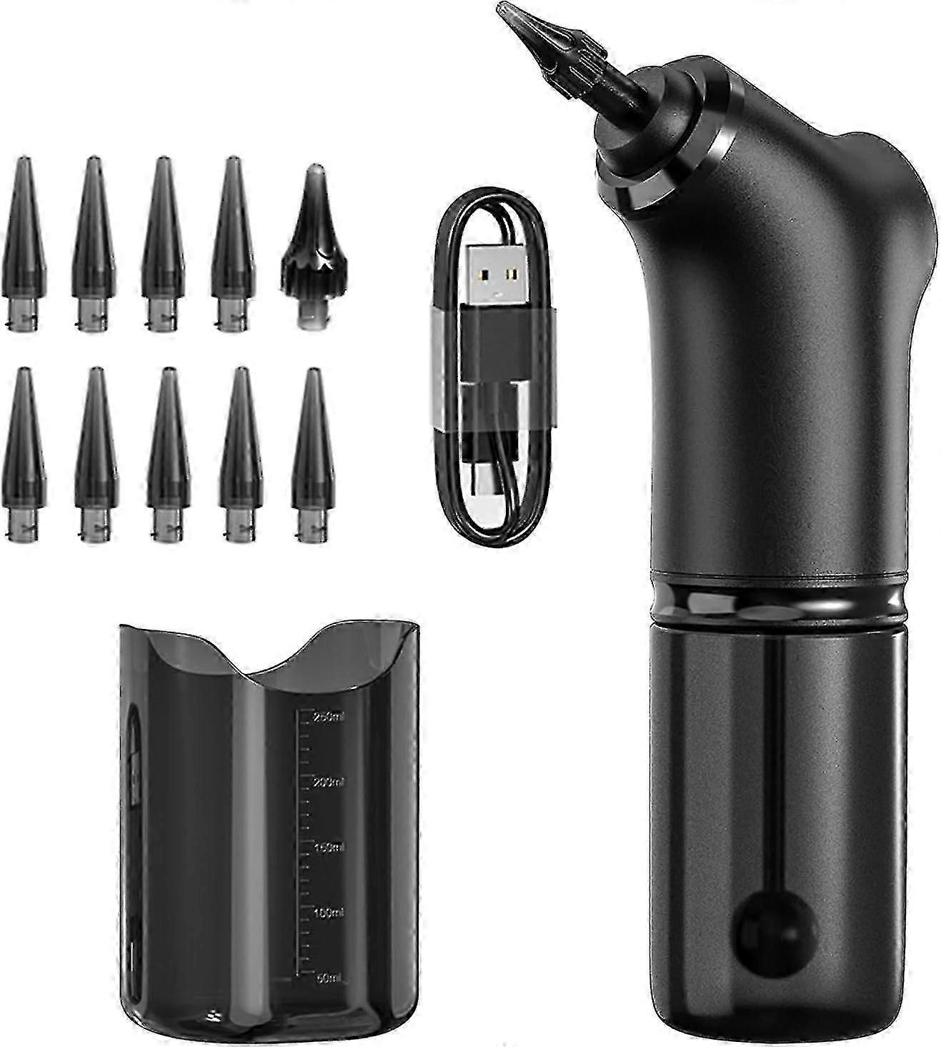 Earwax Remover, Electric Ear Cleaner With 4 Pressure Settings, Ear Wash For Home Use With 10 Interchangeable Tips, Ear Watering Cleaner Tool, Ear Clea