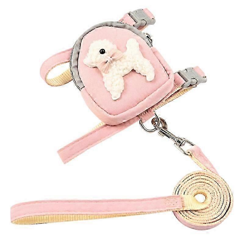 Dog Backpack Harness with Leash Dog Harness Leash no pulls Dog Harness Backpack