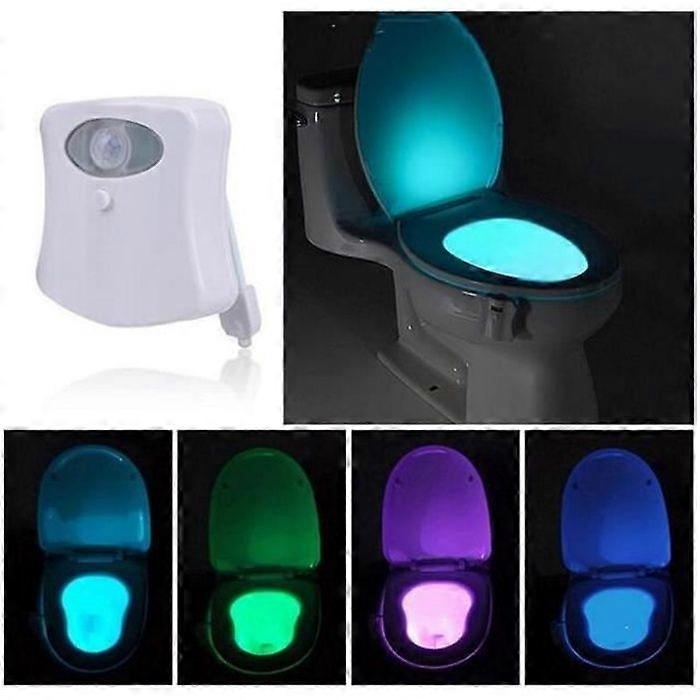 Toilet Light Night Light LED Motion Sensor Lighting with Multicolor Colors Ideal for Toilet Seat Bathroom C