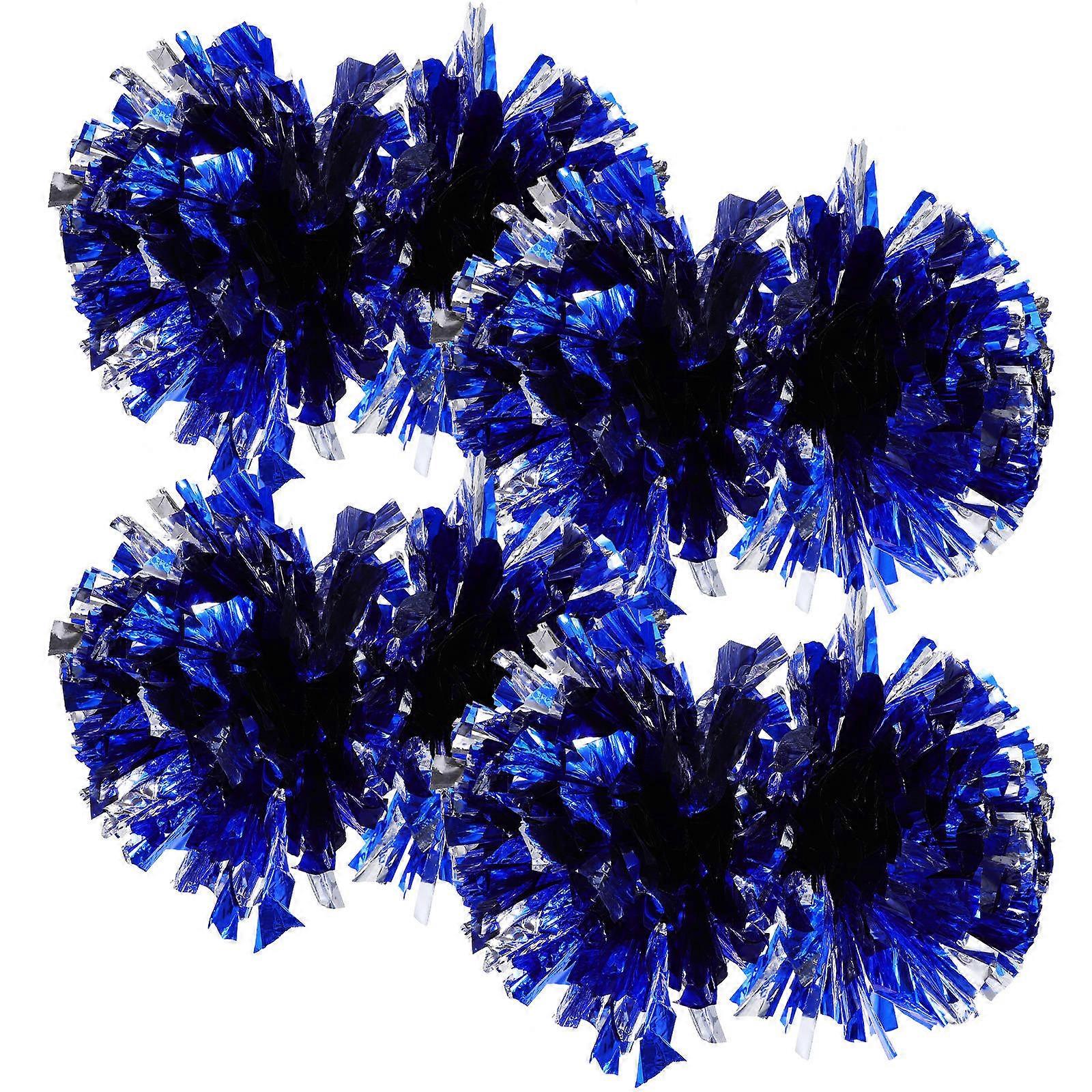 Non-Shedding Cheering Pom Poms for Cheerleaders and Women in 13.36X2.55X2.55in Size Suitable for Competitions and Sports Events 4Pcs