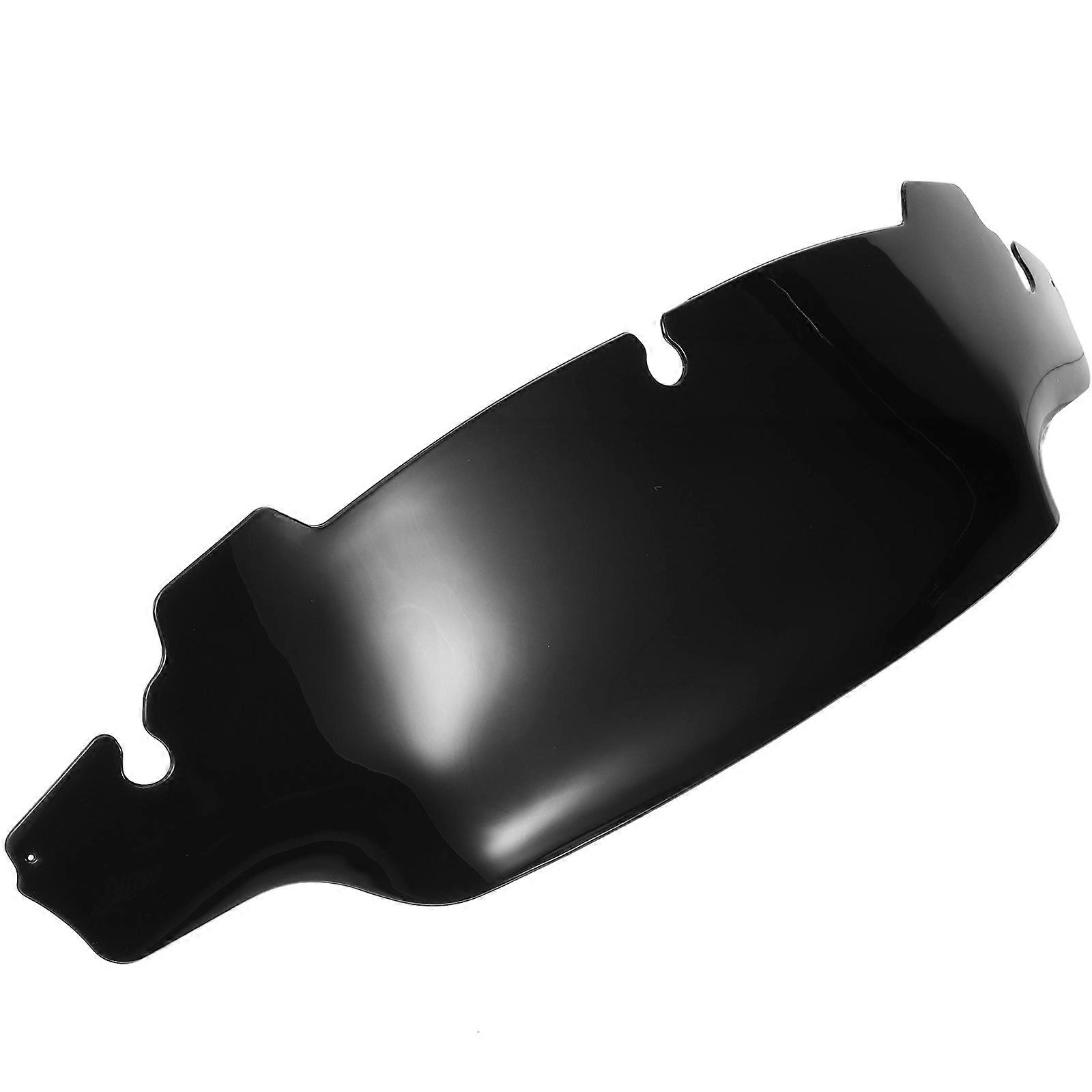 Black Motorcycle Windshield Replacement 5 Inch Durable PC Material for Motorbike