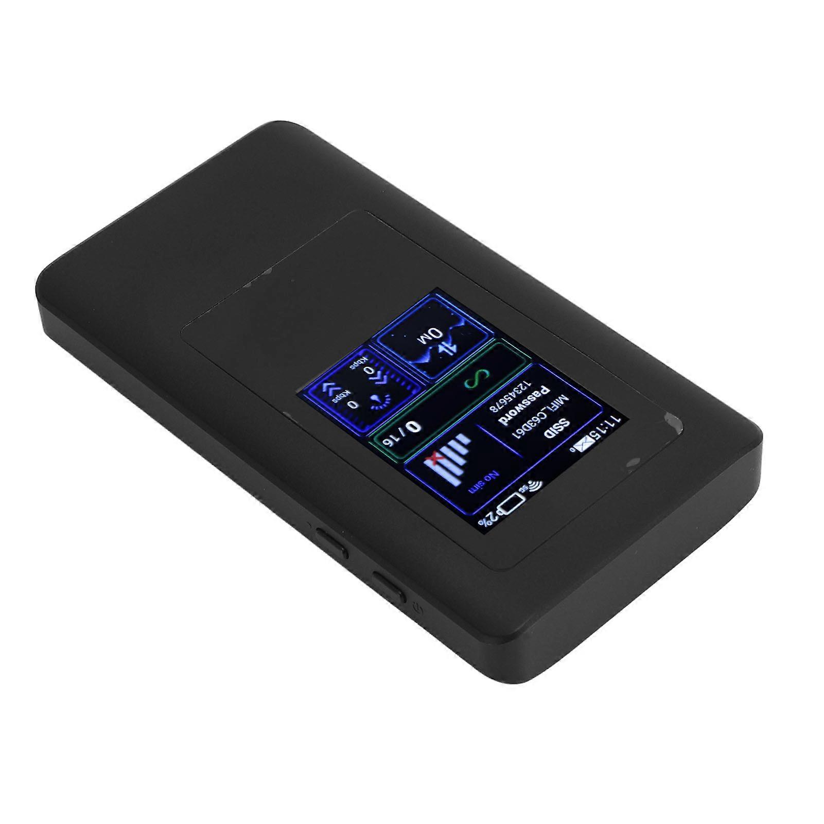 5G WiFi Mobile Hotspot 8 Core CPU WiFi6 Technology Sharing 5G and 4G LTE Hotspot 16 Connected Devices 10000mAh 5G Portable WiFi 