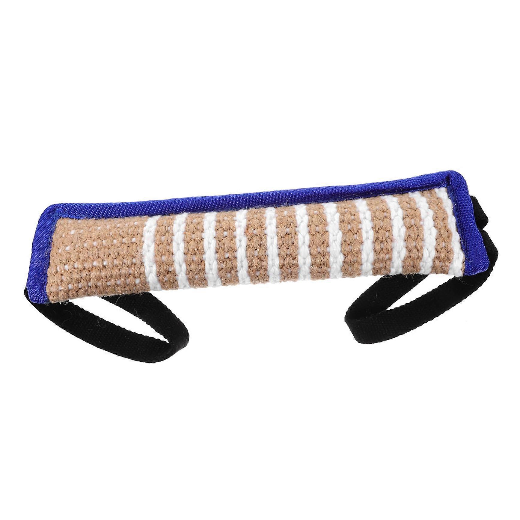 Dog Training Bite Pillow Interactive Jute Bite-Resistant Chew Toy For Large Dogs Durable Tug Toy And Enrichment