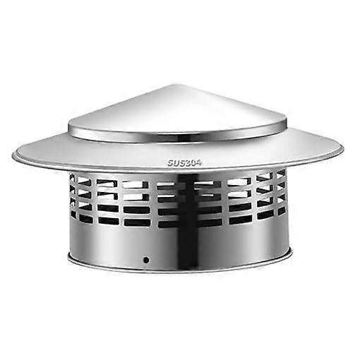 Chapeau de cheminée, chapeau de cheminée avec cône, capuchon de pluie de toit, couvercle de cheminée en acier inoxydable 304, couvercle de cheminée en maille, pour l’isolation du couvercle de ventilation
