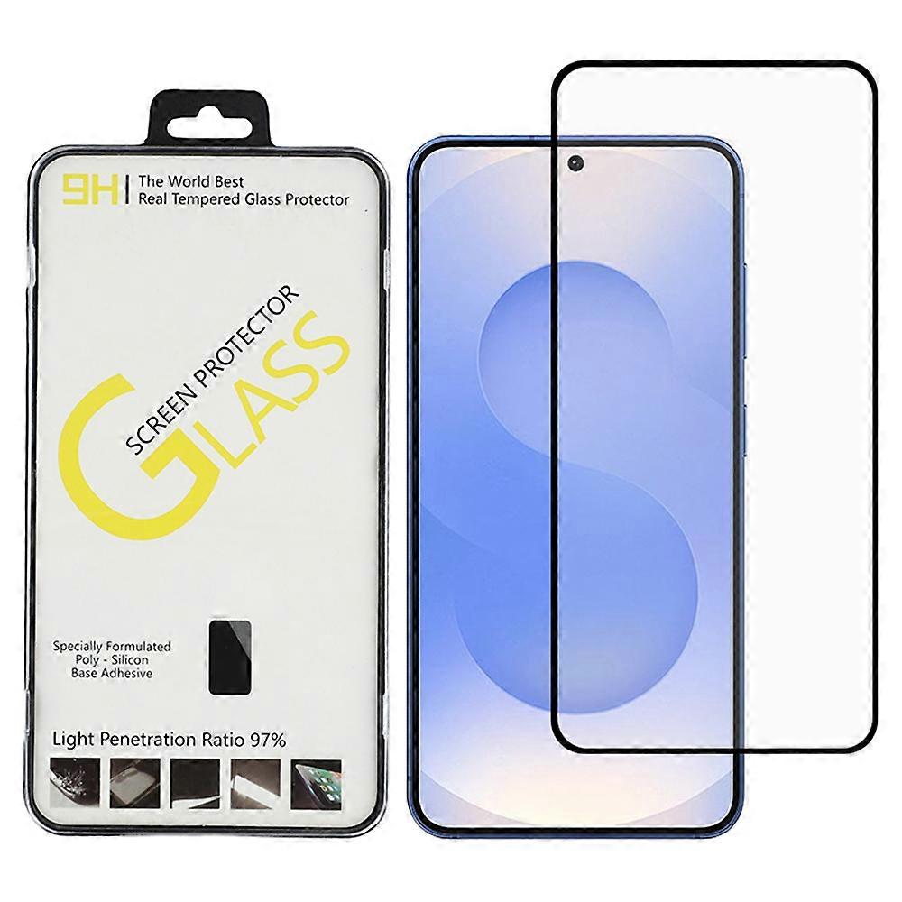 Compatible For Samsung Galaxy M55 5G Screen Protector Silk Printing Full Glue Crystal Clear Tempered Glass Film