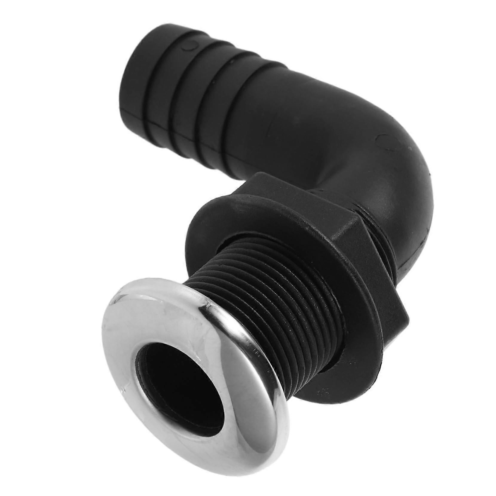 Boat Scupper Drain Valve Thru-Hull Connector For Marine Vessels Kayak Draining Plug 8.00 X 7.50 X 5.50 cm